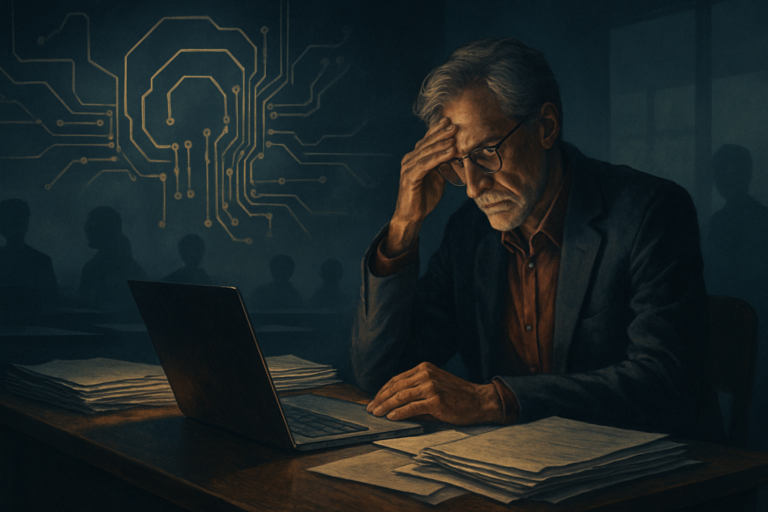 Обложка Neuroman AI: ИИ и отчаяние профессора: что меняется для школ и вузов в 2026