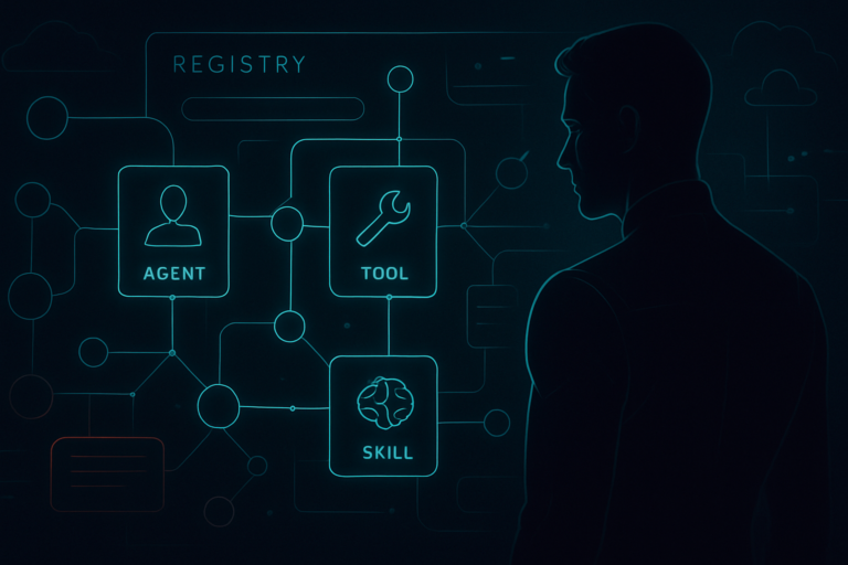 Обложка Neuroman AI: AWS Agent Registry: реестр ИИ-агентов для масштаба — польза и минусы